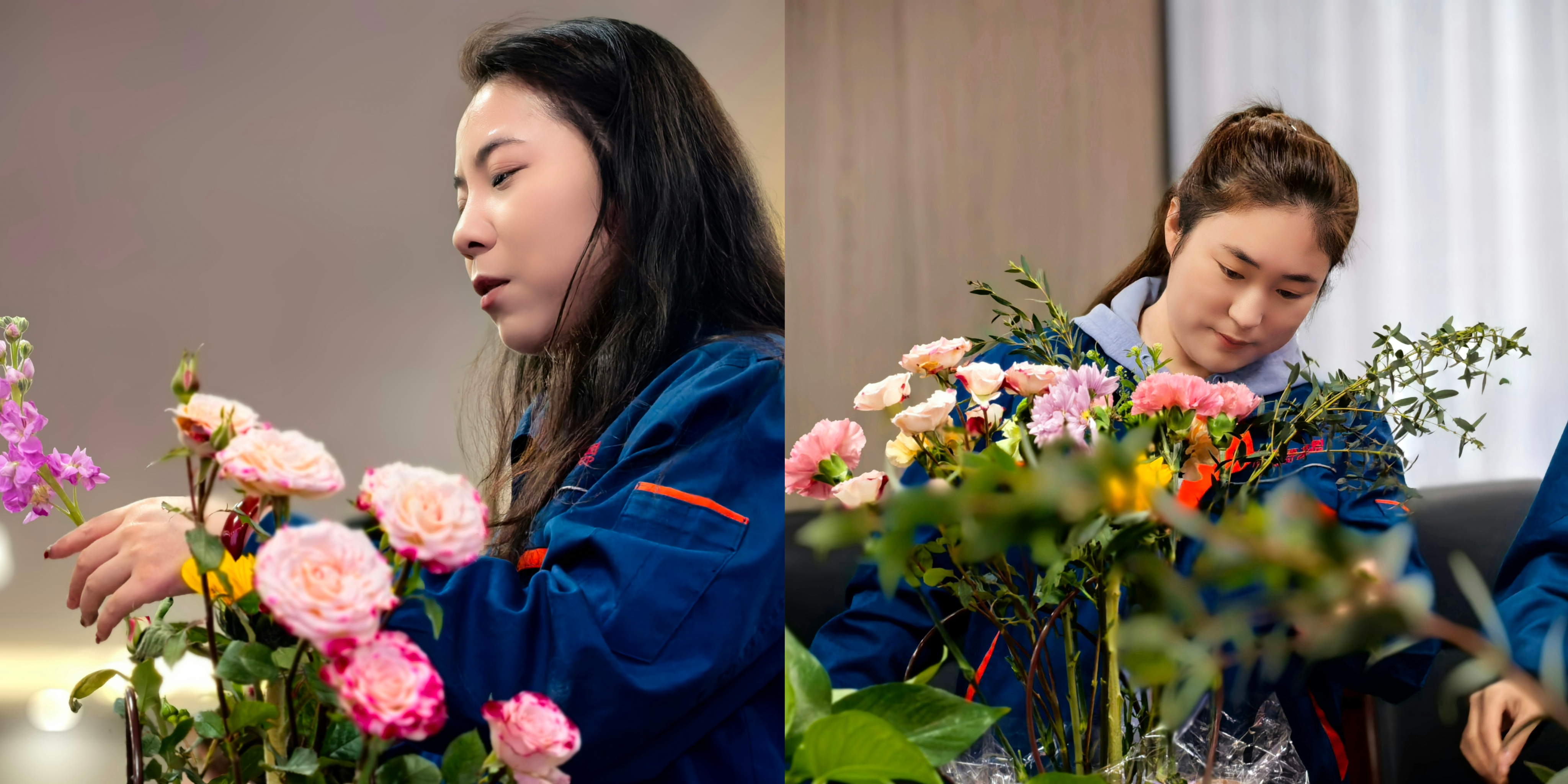 �������ഺ���뻨���衱�����½�������ʱ������չ�����ˡ���Ů�ڲ廨�ֹ������˶�